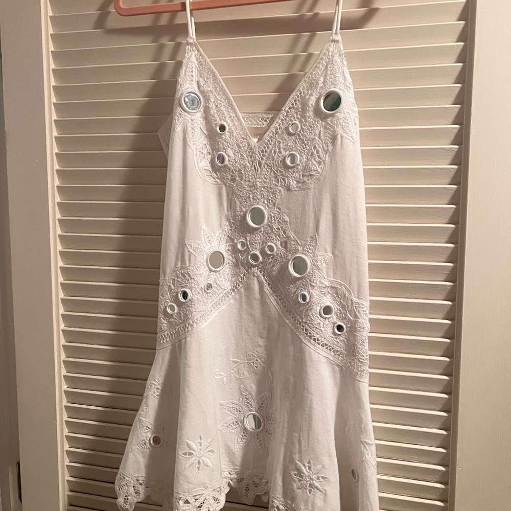 - Elegant White Lace Dress